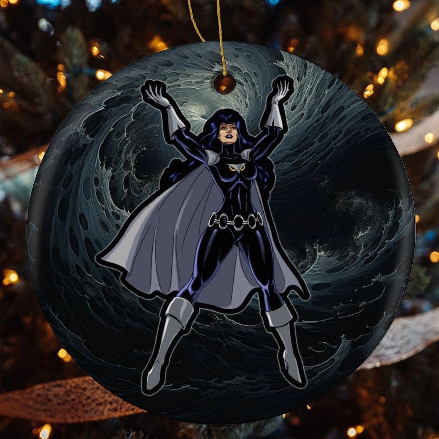 NIGHT GIRL CHRISTMAS TREE ORNAMENT