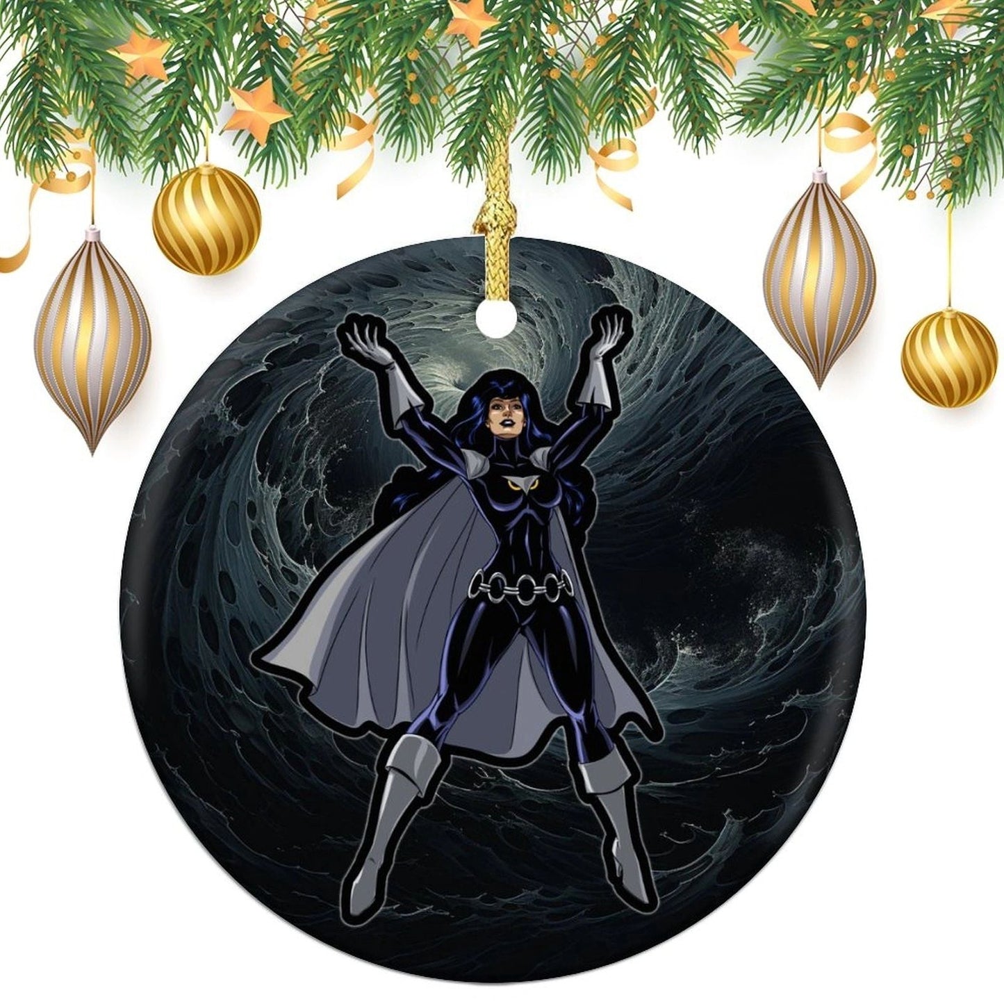 NIGHT GIRL CHRISTMAS TREE ORNAMENT