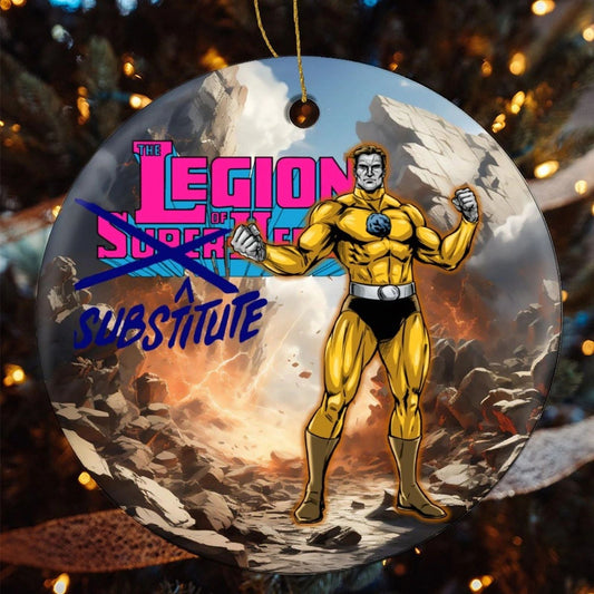 STONE BOY CHRISTMAS TREE ORNAMENT