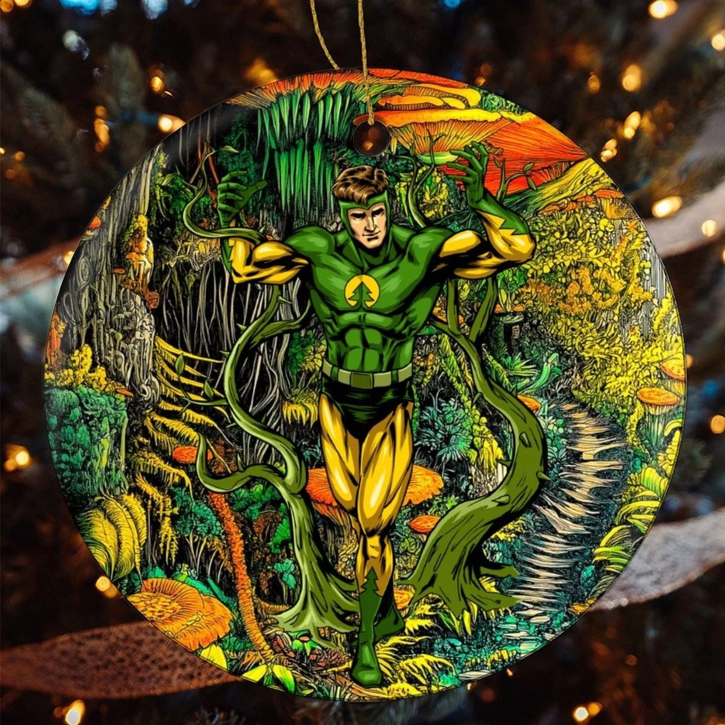 CHLOROPHYLL KID CHRISTMAS TREE ORNAMENT