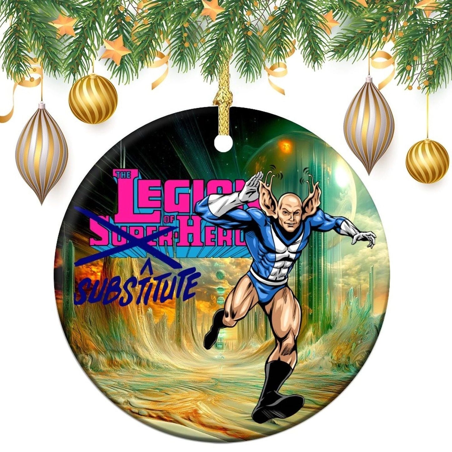 ANTENAE BOY CHRISTMAS TREE ORNAMENT