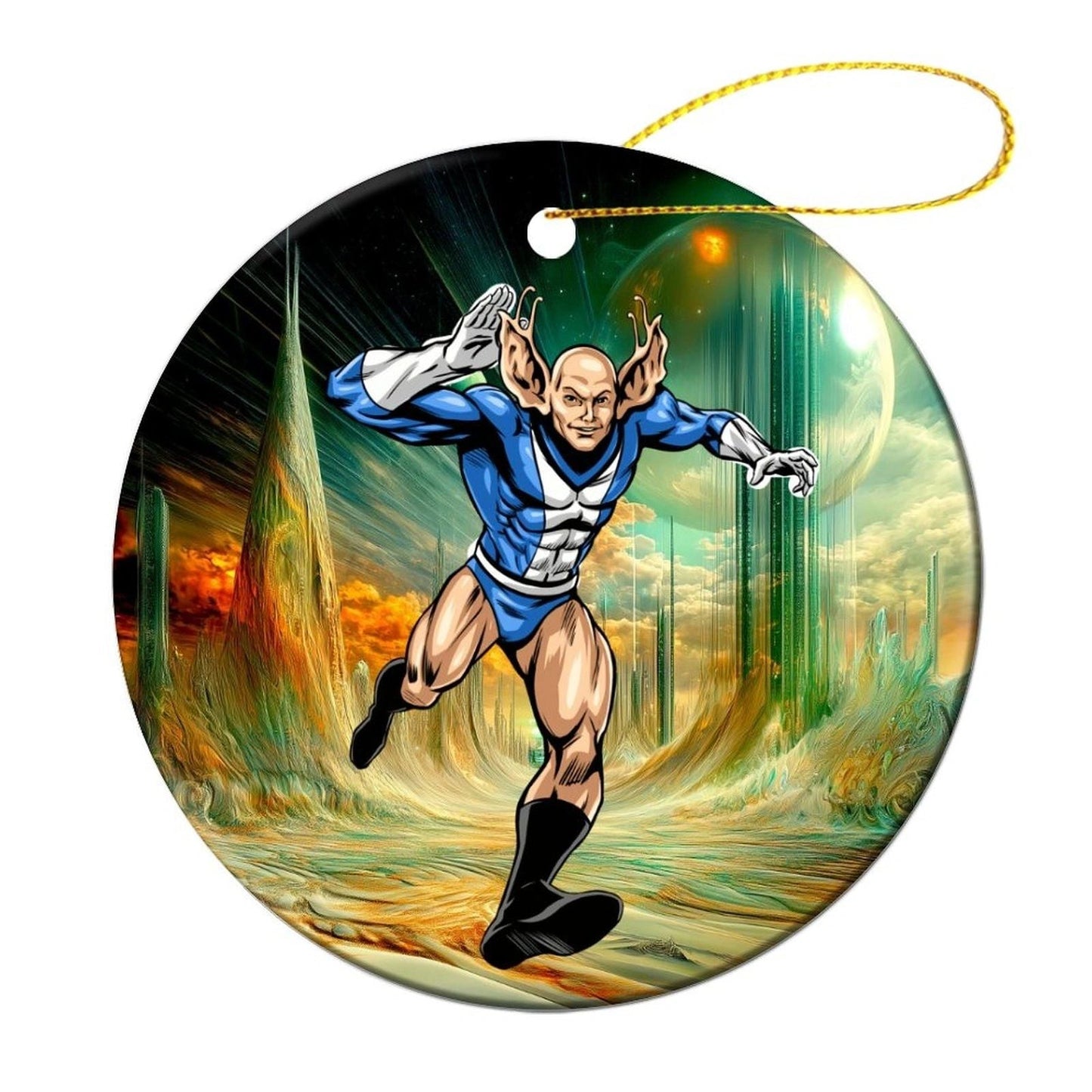 ANTENAE BOY CHRISTMAS TREE ORNAMENT