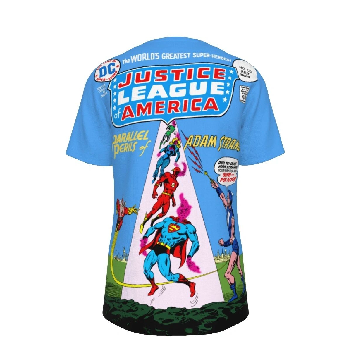 JLA 120 OVER PRINT SHIRT & TANK - ADAM STRANGE