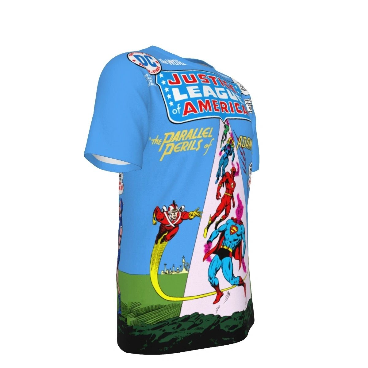 JLA 120 OVER PRINT SHIRT & TANK - ADAM STRANGE