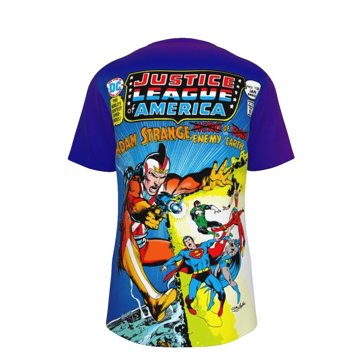 JLA 138 OVER PRINT SHIRT & TANK - ADAM STRANGE