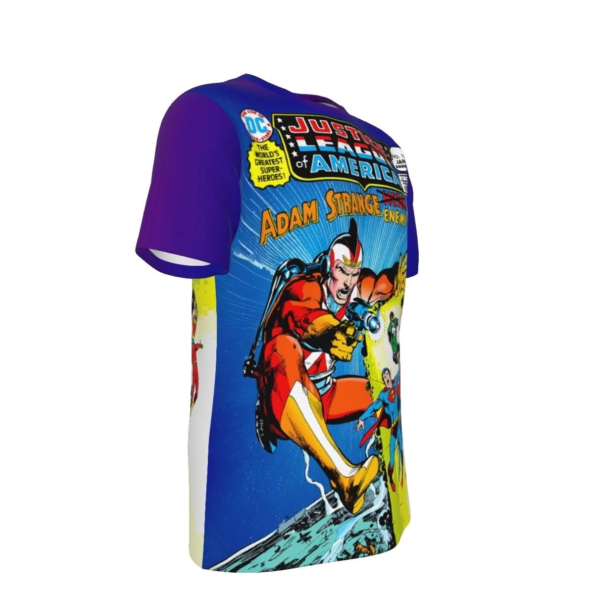 JLA 138 OVER PRINT SHIRT & TANK - ADAM STRANGE