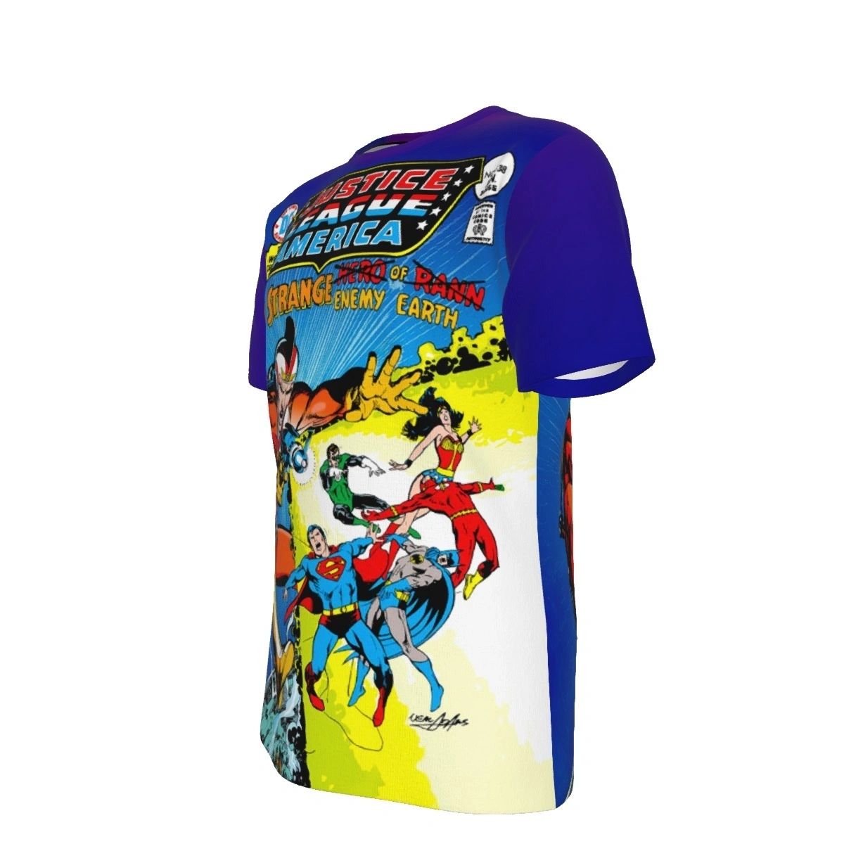 JLA 138 OVER PRINT SHIRT & TANK - ADAM STRANGE