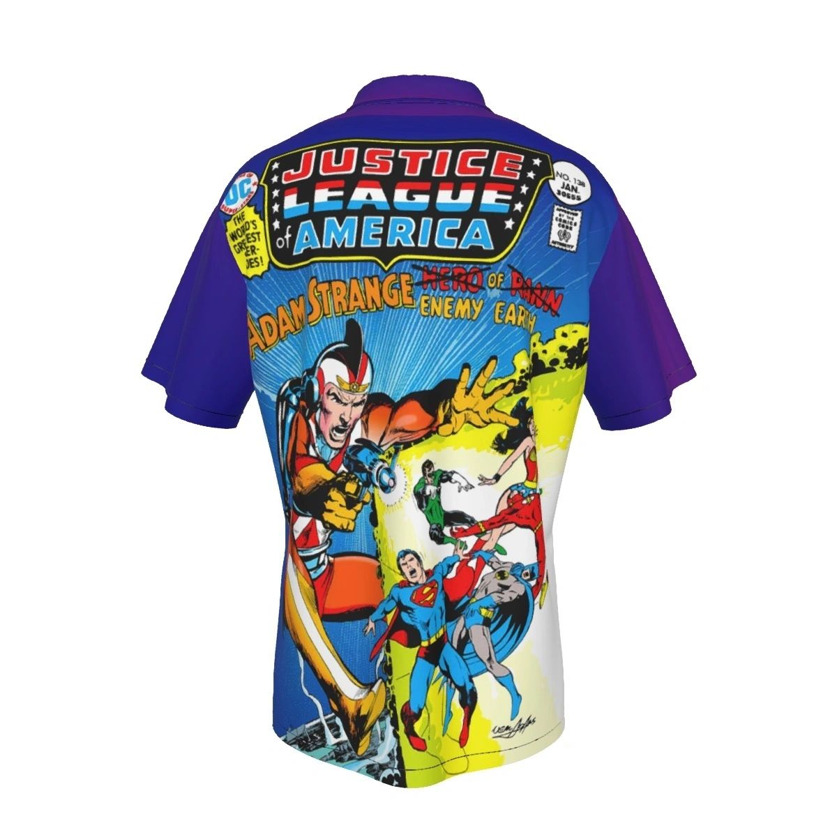 JLA 138 OVER PRINT SHIRT & TANK - ADAM STRANGE