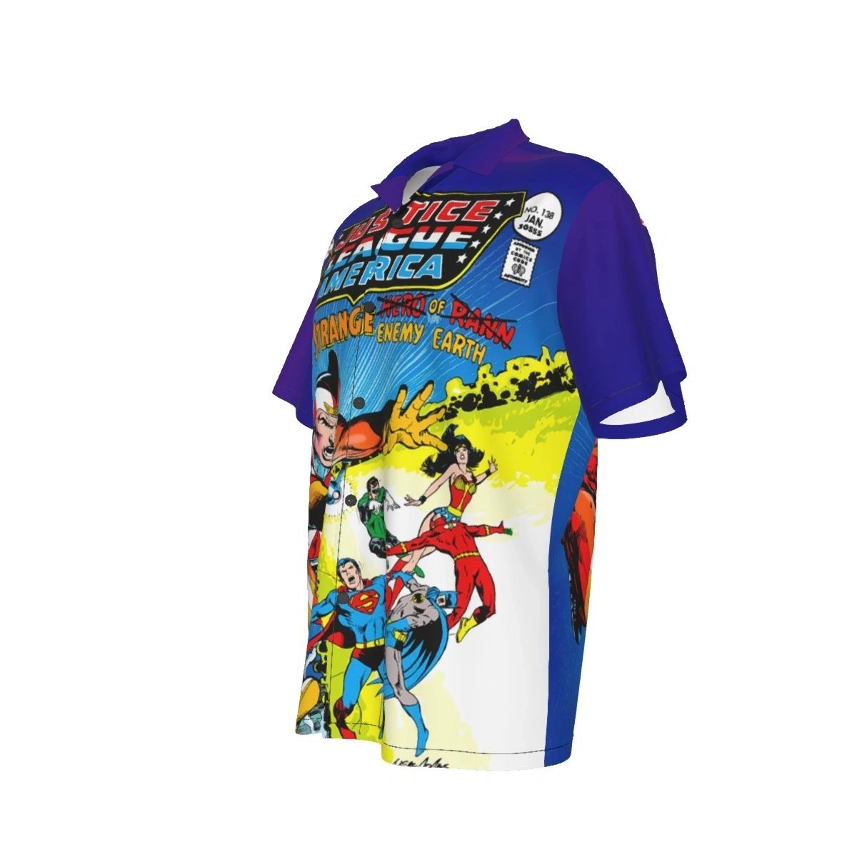 JLA 138 OVER PRINT SHIRT & TANK - ADAM STRANGE