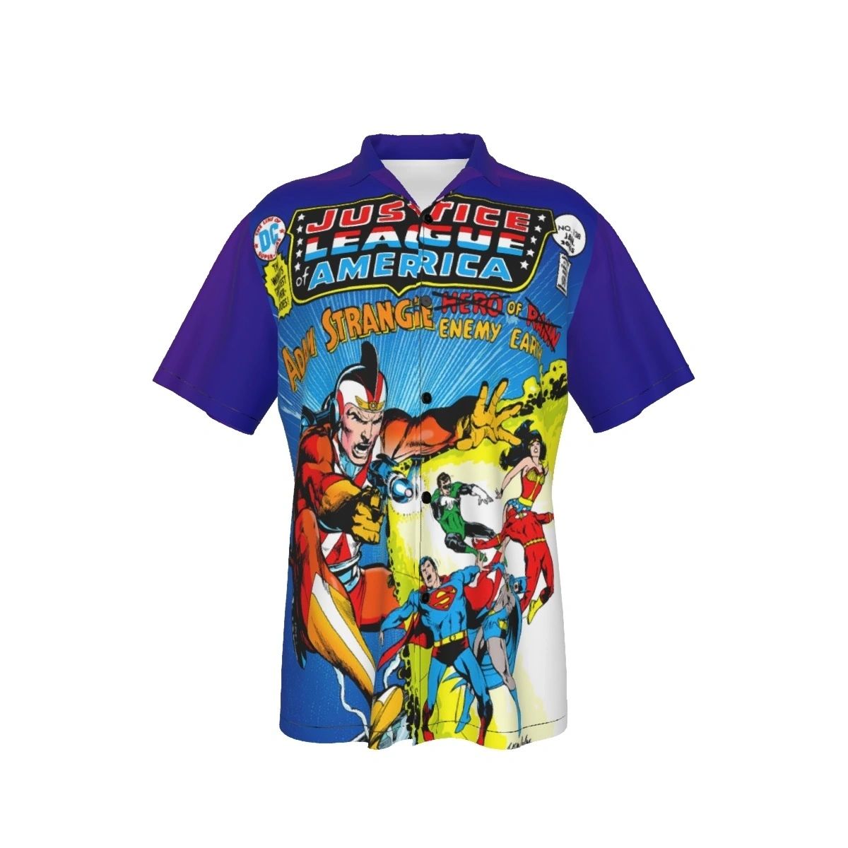 JLA 138 OVER PRINT SHIRT & TANK - ADAM STRANGE