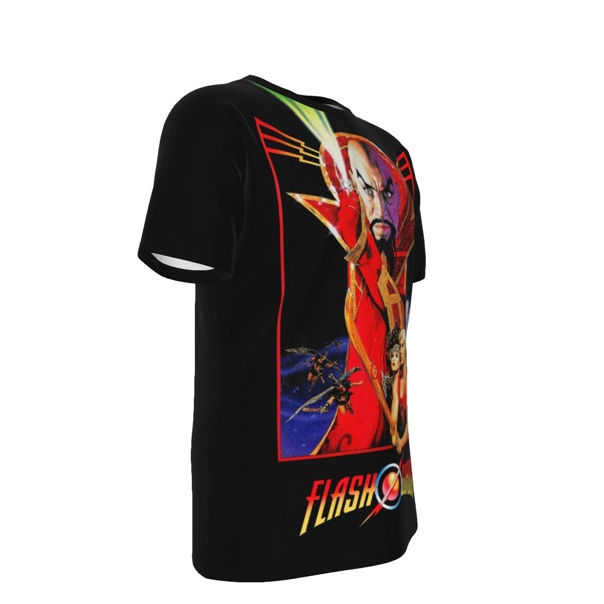 FLASH GORDON MOVIE POSTER 1 PINUP OVER PRINT SHIRT & TANK