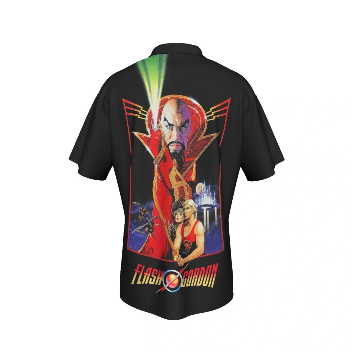 FLASH GORDON MOVIE POSTER 1 PINUP OVER PRINT SHIRT & TANK