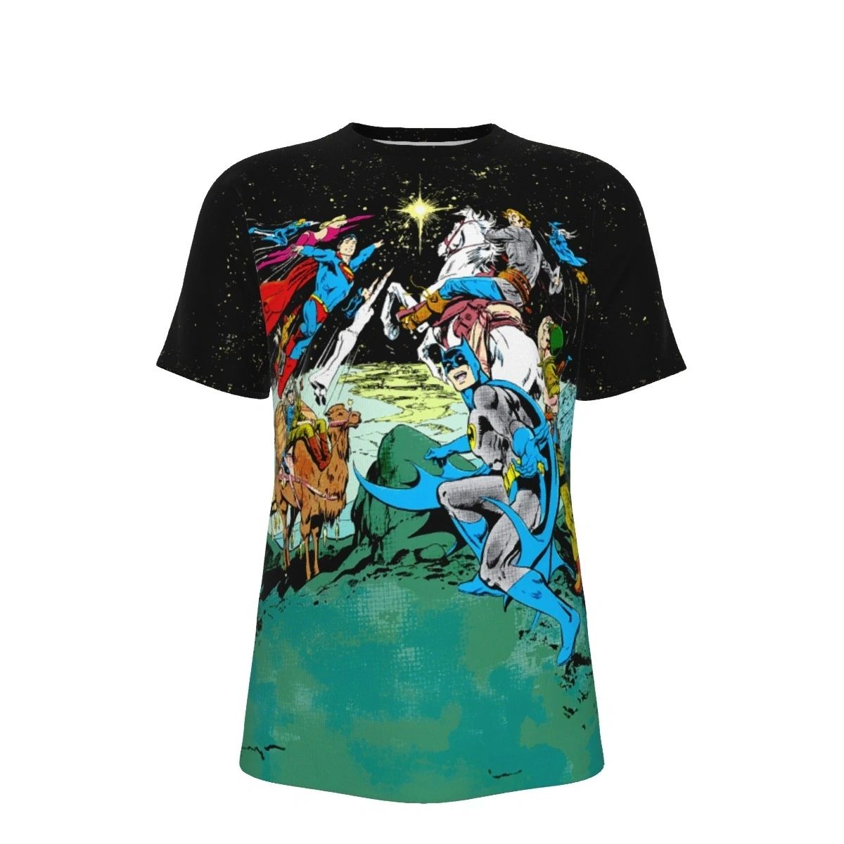 DC SUPERSTARS HOLIDAY SPECIAL OVER PRINT SHIRT & TANK
