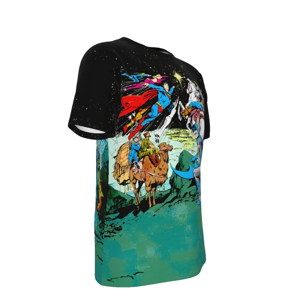 DC SUPERSTARS HOLIDAY SPECIAL OVER PRINT SHIRT & TANK