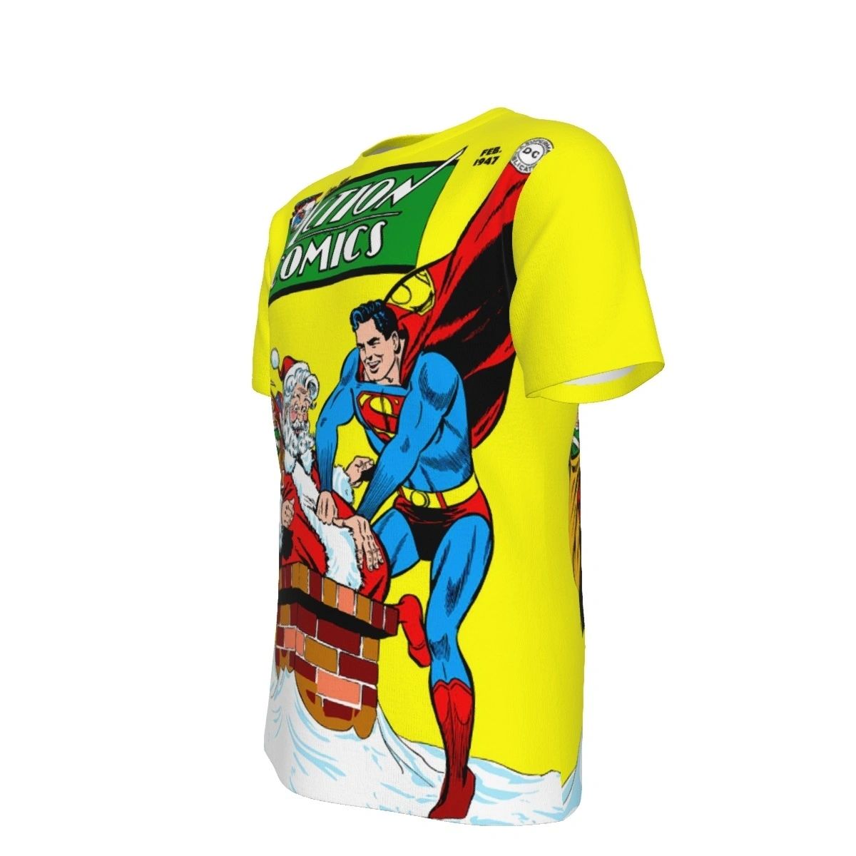 ACTION 105 PRINT SHIRT & TANK - SUPERMAN AND SANTA