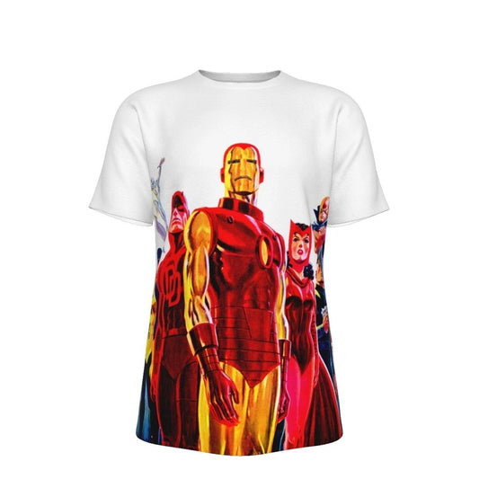 ORIGINS OF THE MARVEL UNIVERSE OVER PRINT SHIRT & TANK -MYSTERY SHIRT 2