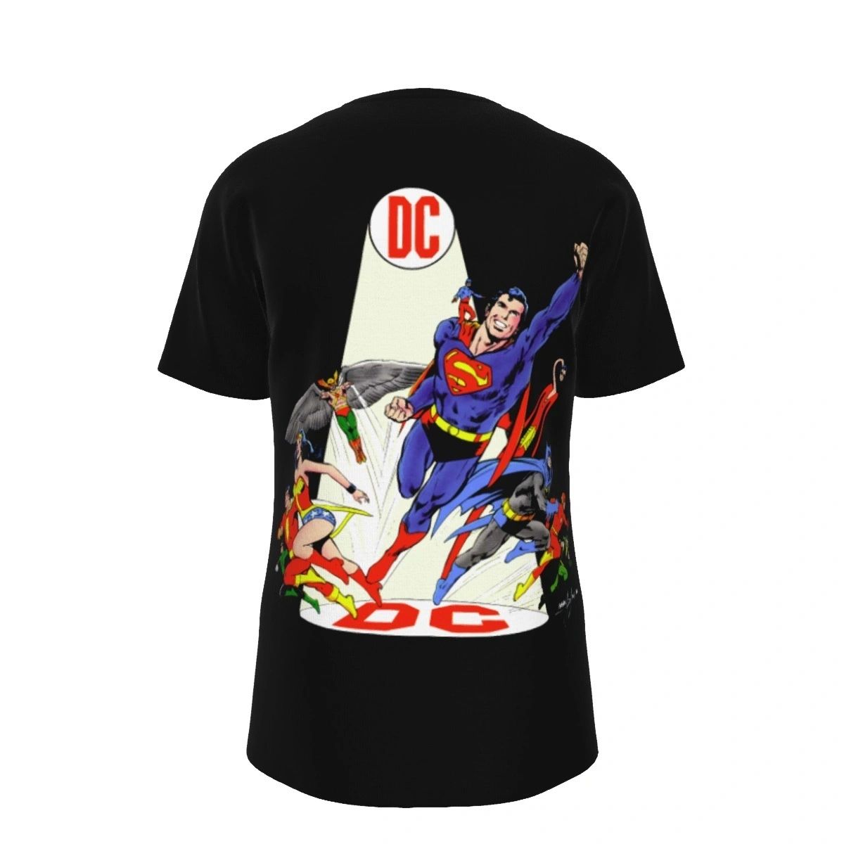 ORIGINS OF THE DC UNIVERSE OVER PRINT SHIRT & TANK -MYSTERY SHIRT 1 - NEAL ADAMS