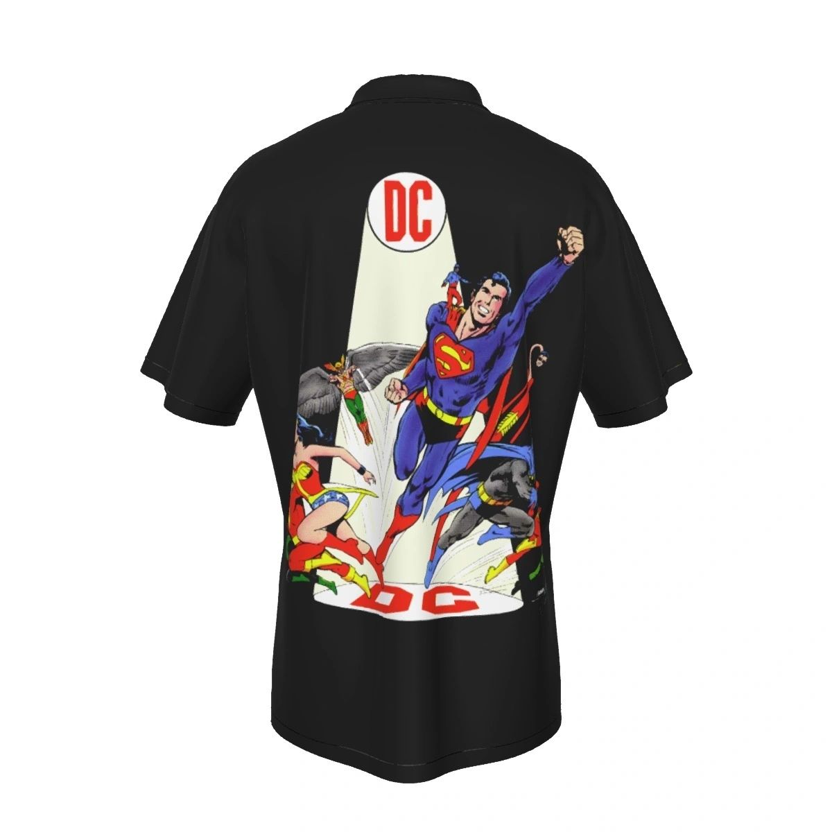 ORIGINS OF THE DC UNIVERSE OVER PRINT SHIRT & TANK -MYSTERY SHIRT 1 - NEAL ADAMS