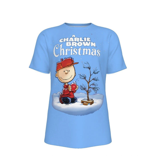 A CHARLIE BROWN CHRISTMAS OVER PRINT SHIRT & TANK