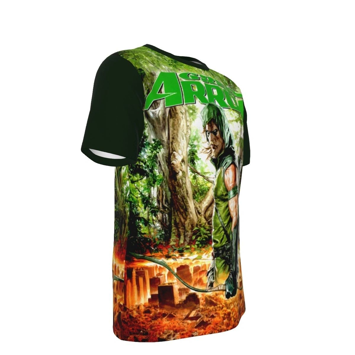 GREEN ARROW 1 V4 OVER PRINT SHIRT & TANK