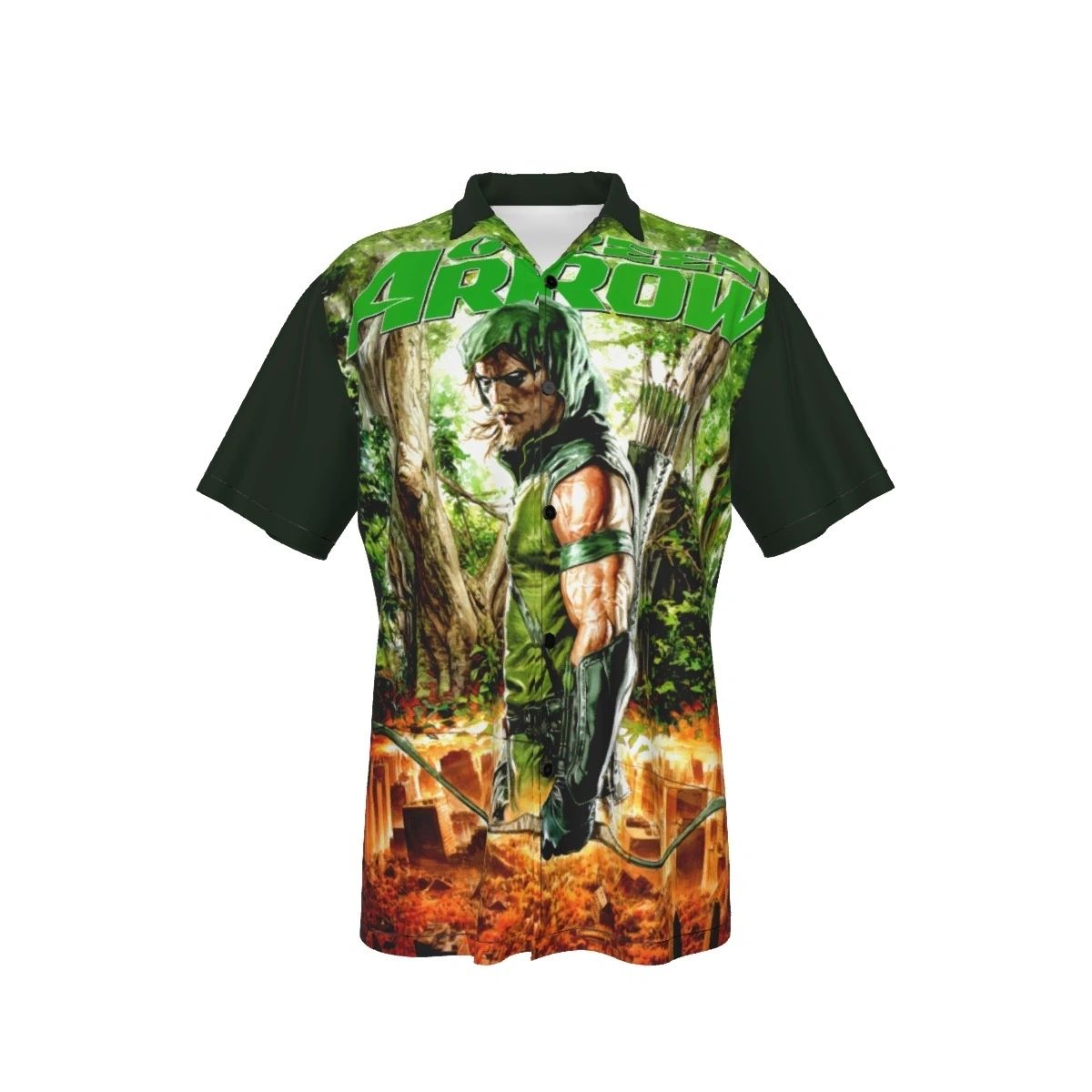 GREEN ARROW 1 V4 OVER PRINT SHIRT & TANK