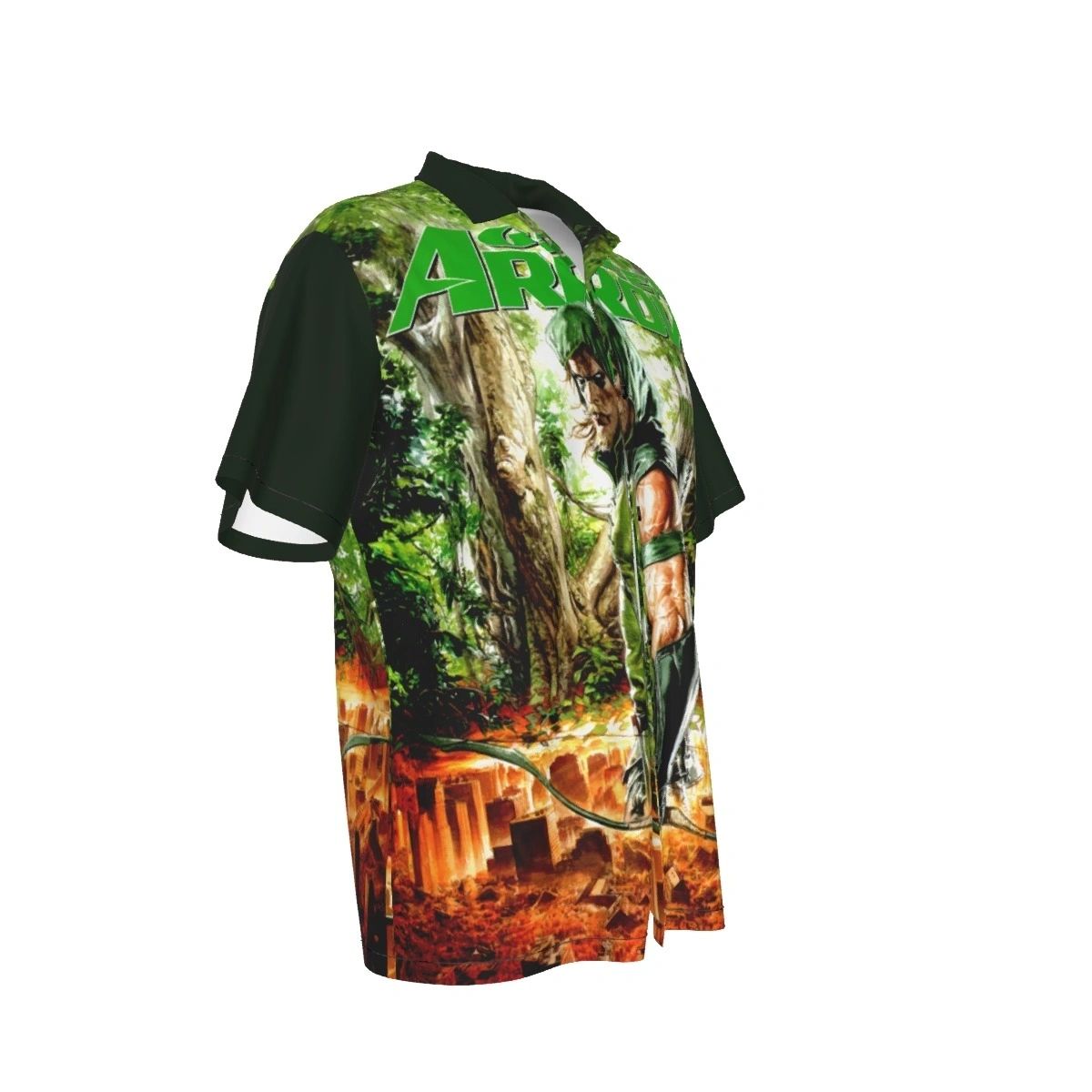 GREEN ARROW 1 V4 OVER PRINT SHIRT & TANK