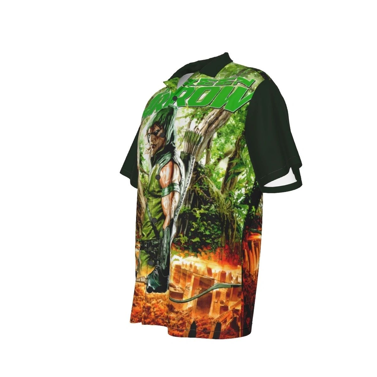 GREEN ARROW 1 V4 OVER PRINT SHIRT & TANK