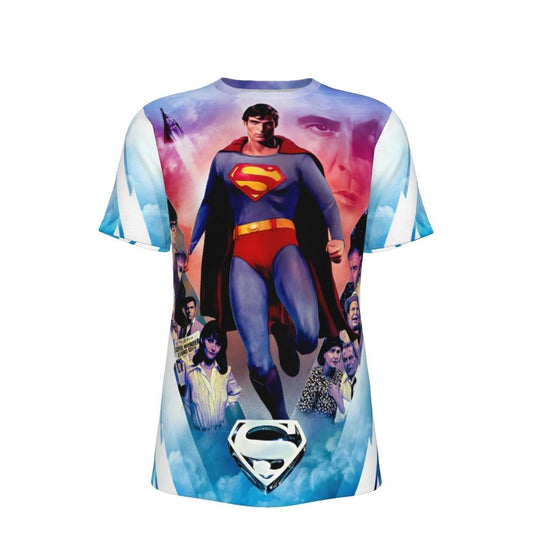 SUPERMAN THE MOVIE POSTER 1 OVER PRINT SHIRT & TANK