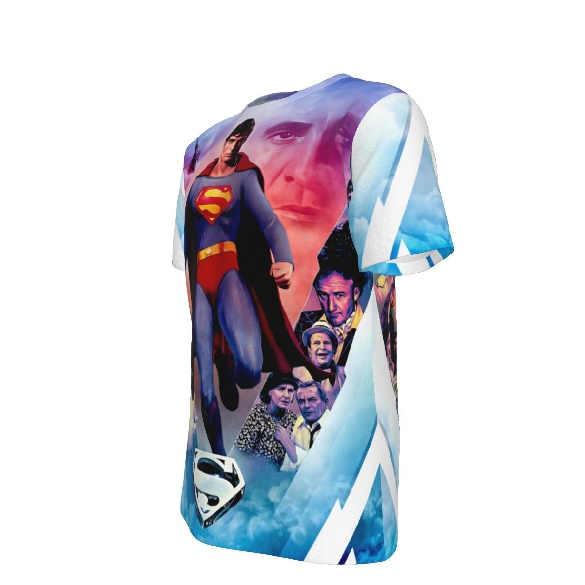 SUPERMAN THE MOVIE POSTER 1 OVER PRINT SHIRT & TANK