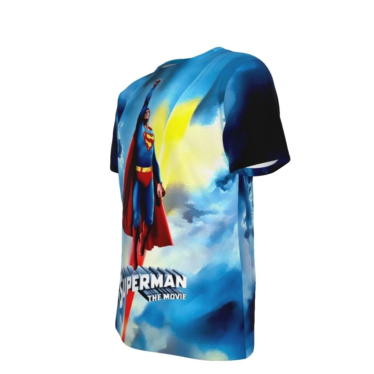 SUPERMAN THE MOVIE POSTER 2 OVER PRINT SHIRT & TANK