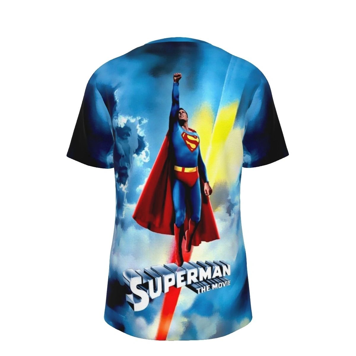 SUPERMAN THE MOVIE POSTER 2 OVER PRINT SHIRT & TANK