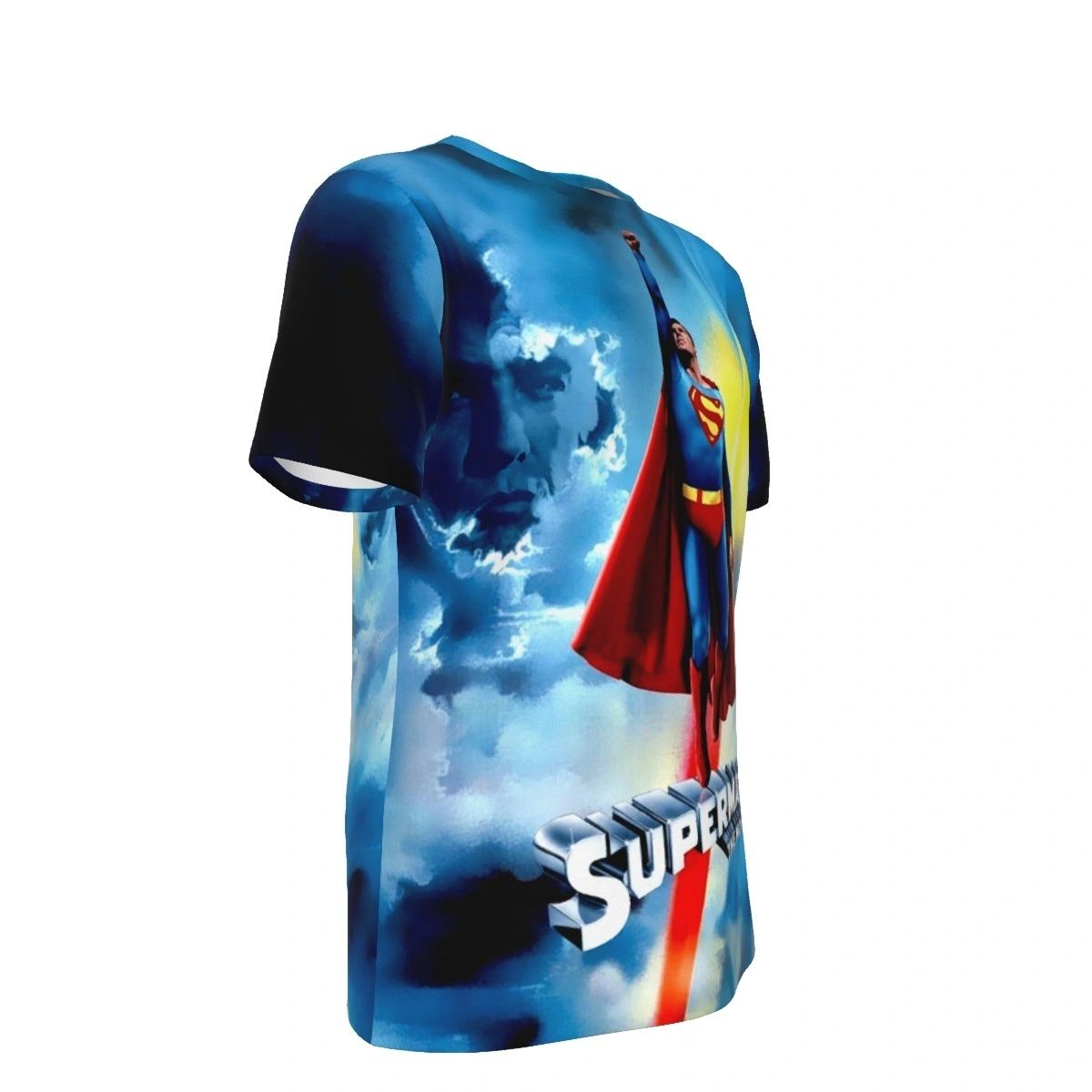 SUPERMAN THE MOVIE POSTER 2 OVER PRINT SHIRT & TANK
