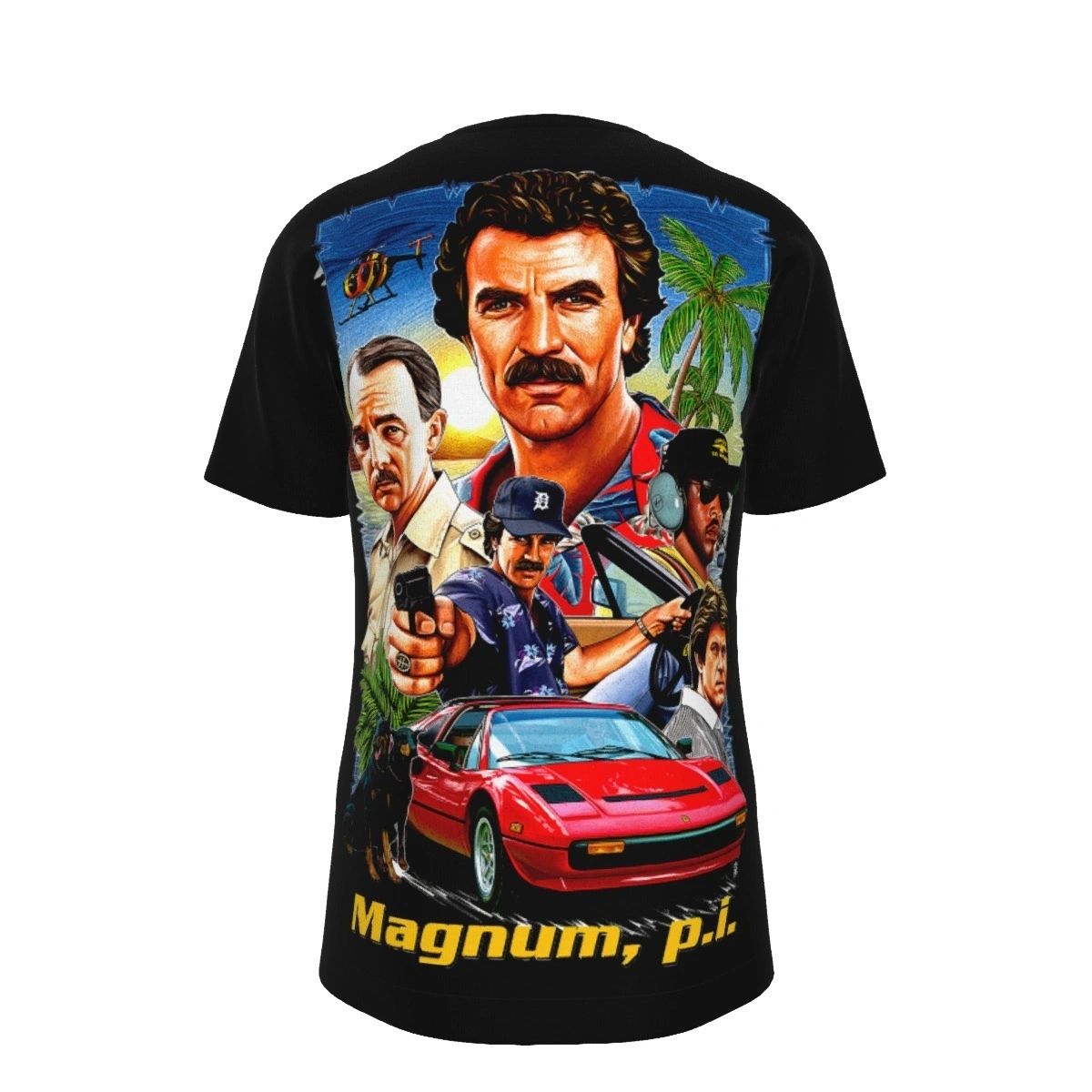 MAGNUM PI OVER PRINT SHIRT & TANK