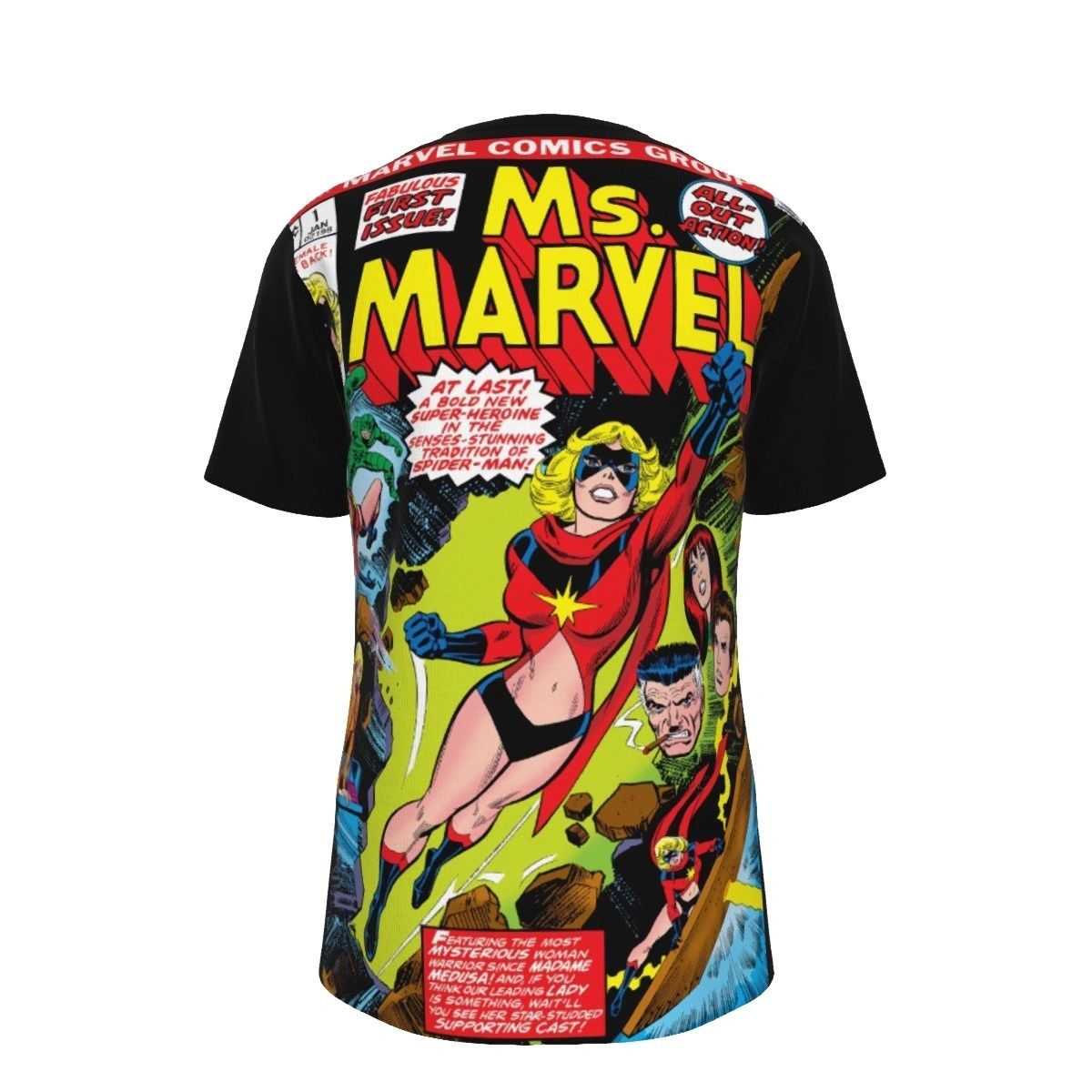 MS MARVEL 1 OVER PRINT SHIRT & TANK