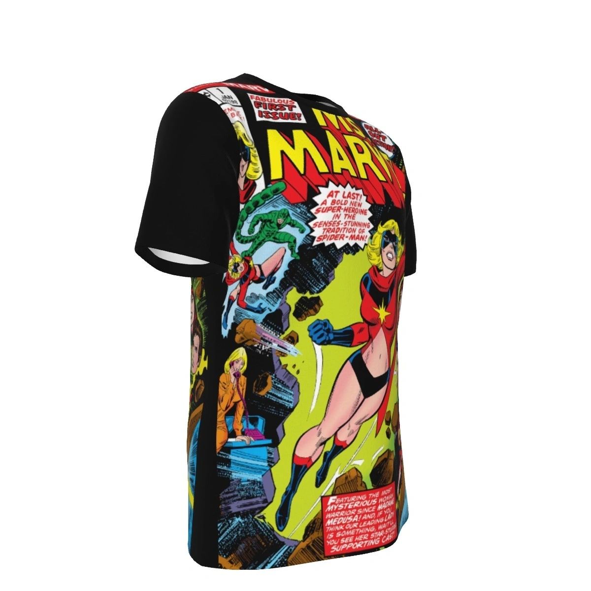 MS MARVEL 1 OVER PRINT SHIRT & TANK