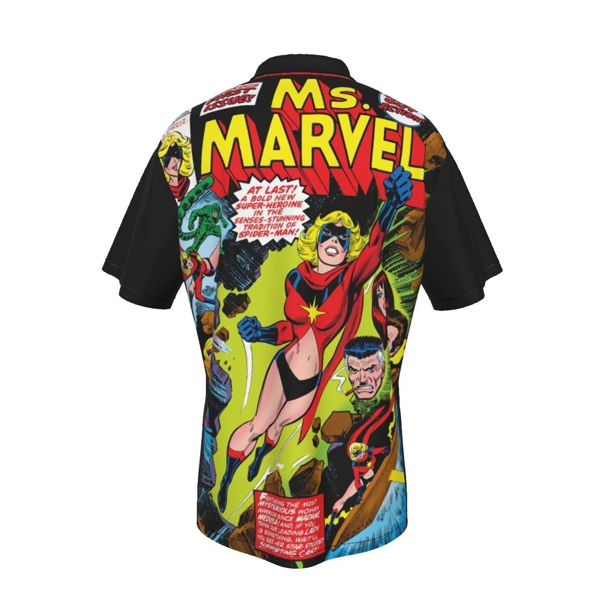 MS MARVEL 1 OVER PRINT SHIRT & TANK