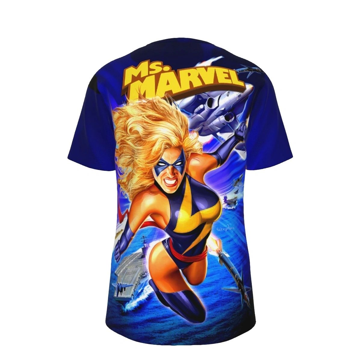 MS MARVEL 12 V3 OVER PRINT SHIRT & TANK