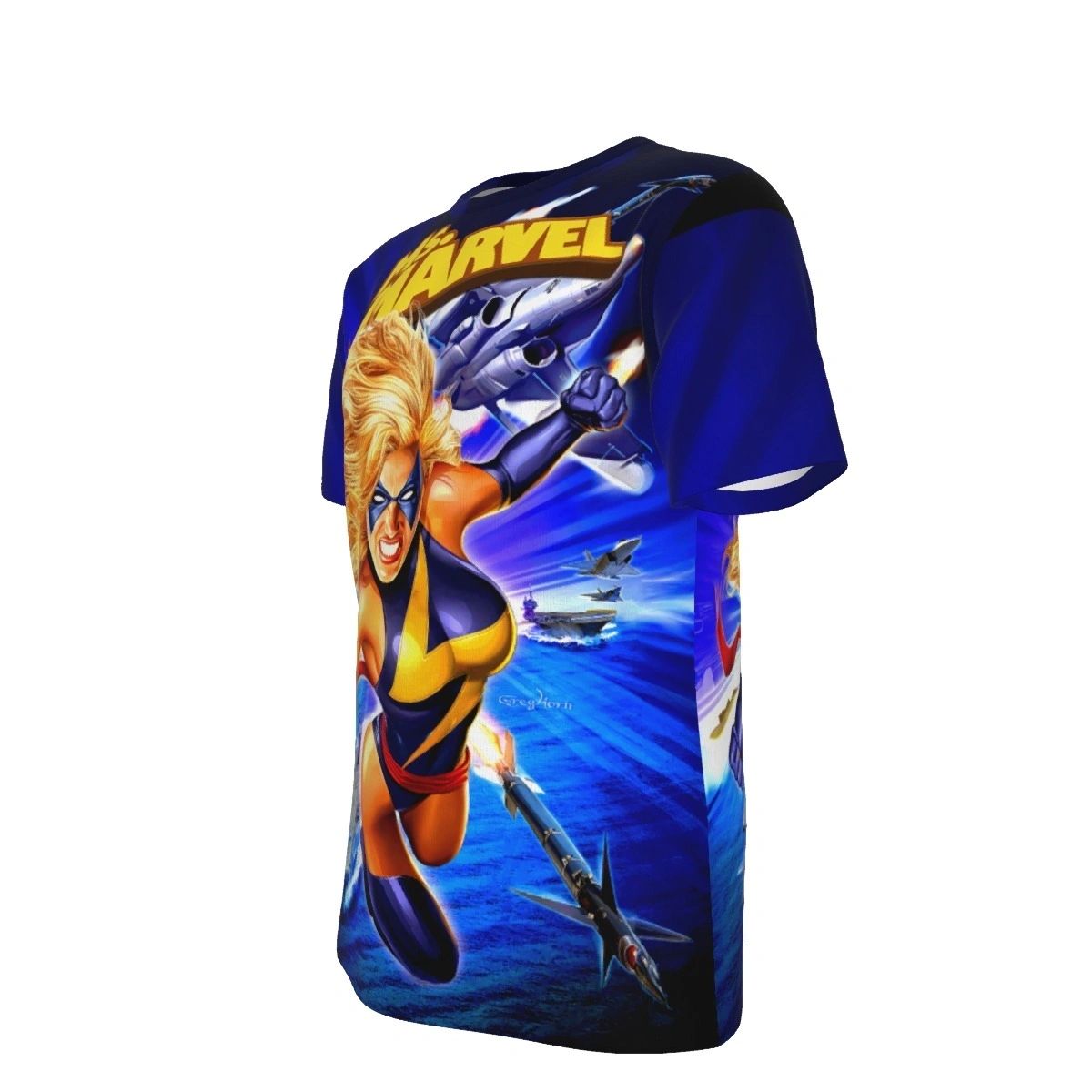 MS MARVEL 12 V3 OVER PRINT SHIRT & TANK