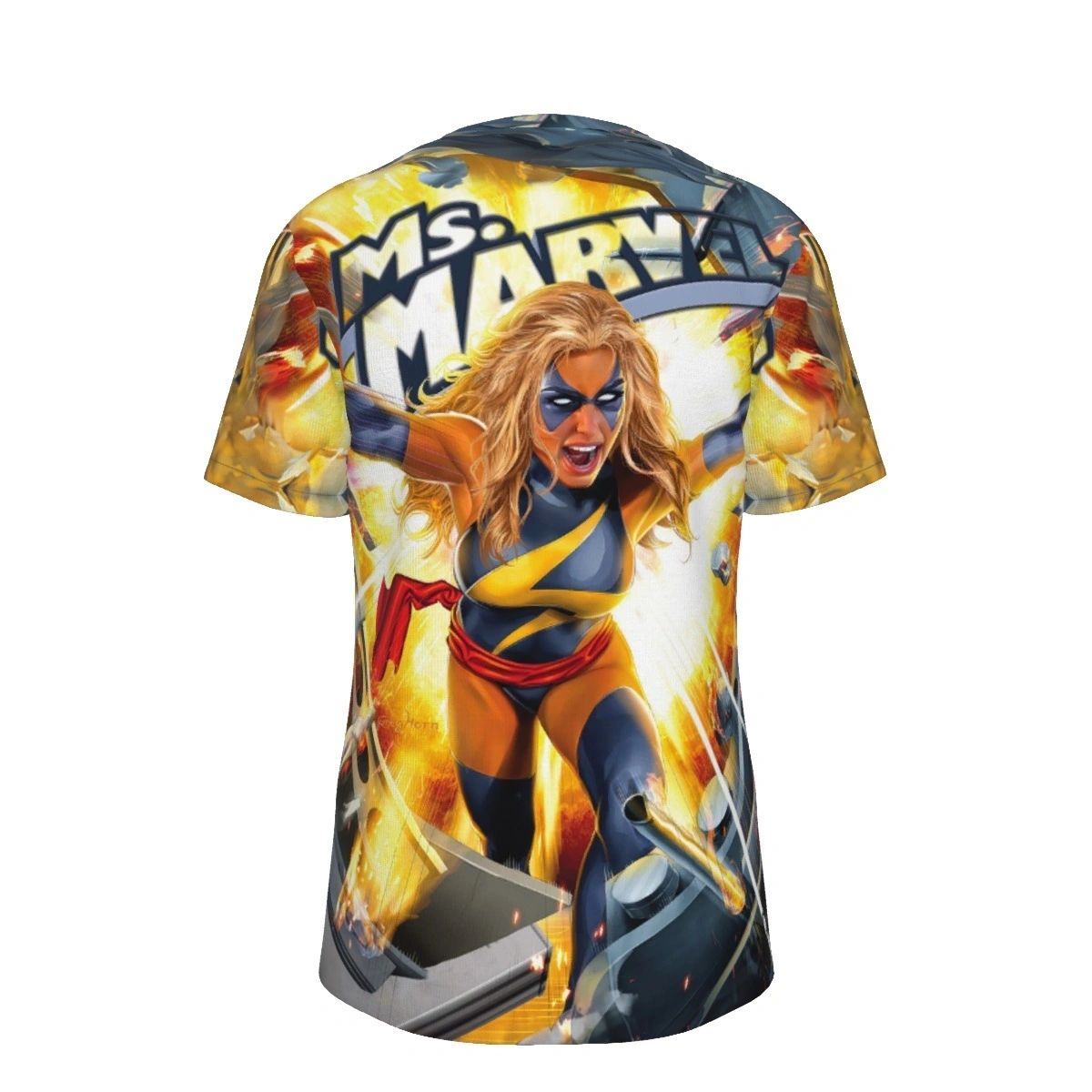 MS MARVEL 17 V3 OVER PRINT SHIRT & TANK