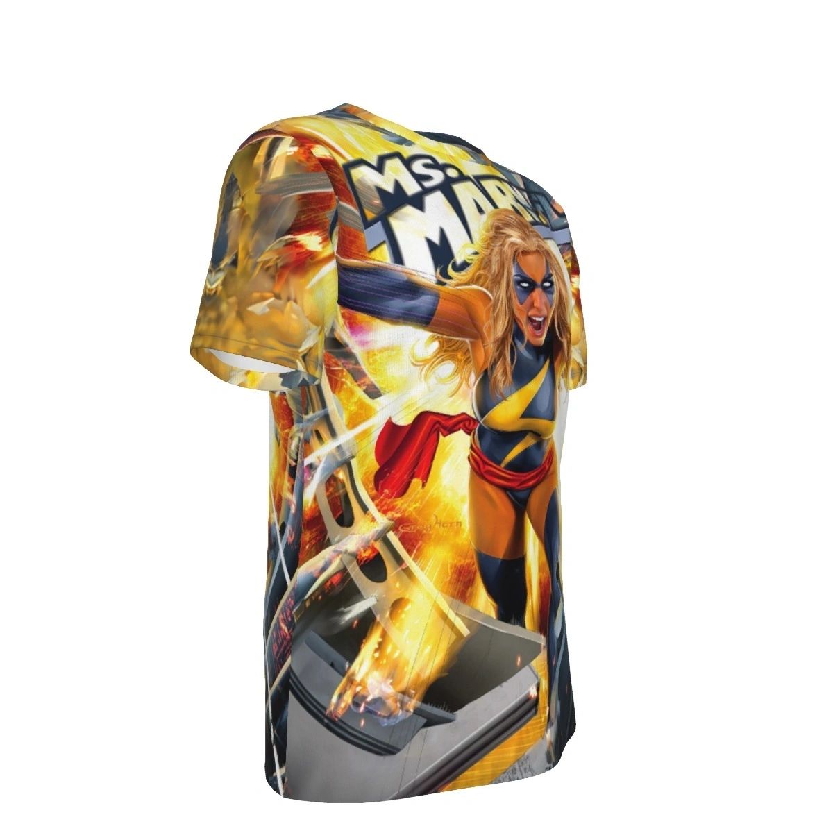 MS MARVEL 17 V3 OVER PRINT SHIRT & TANK