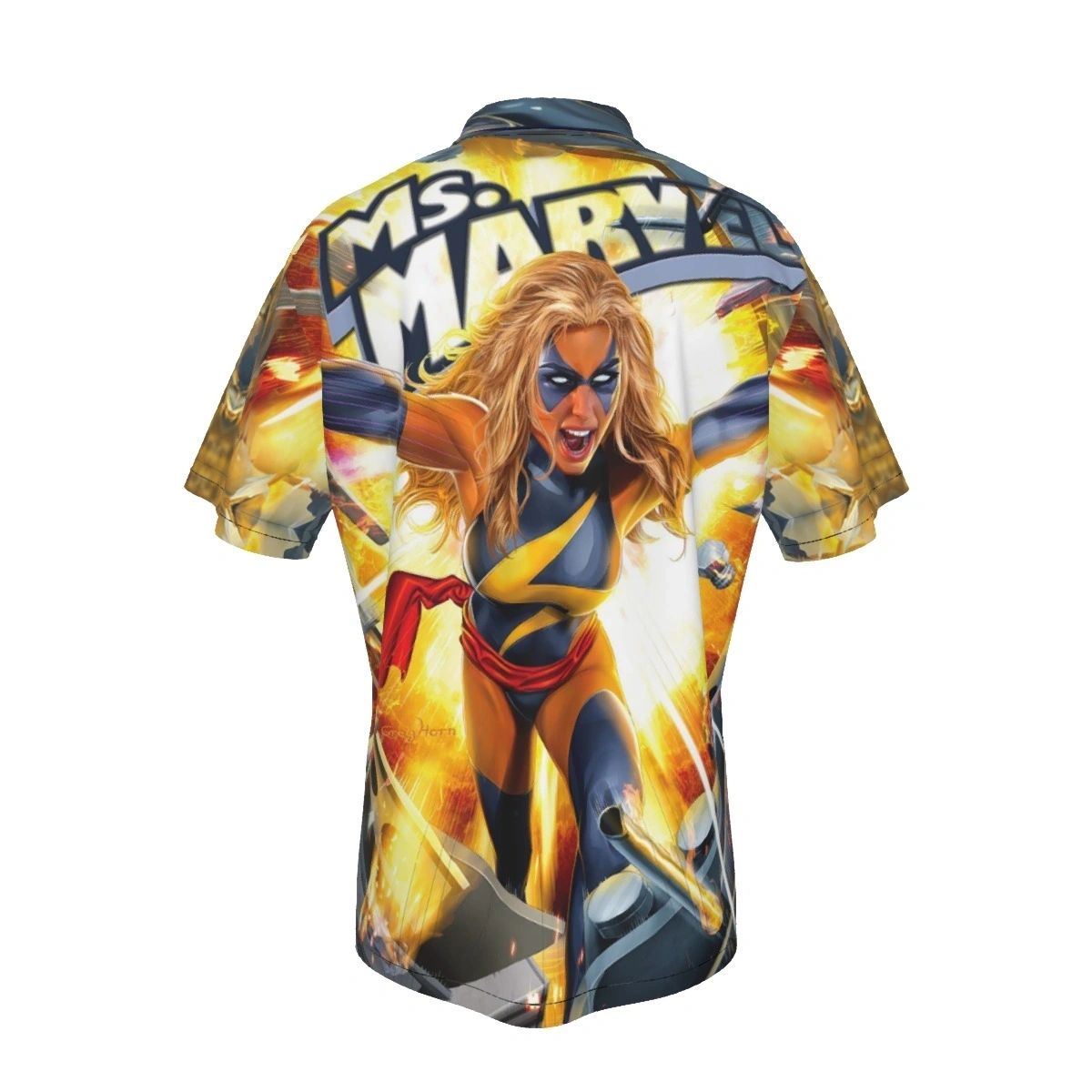 MS MARVEL 17 V3 OVER PRINT SHIRT & TANK