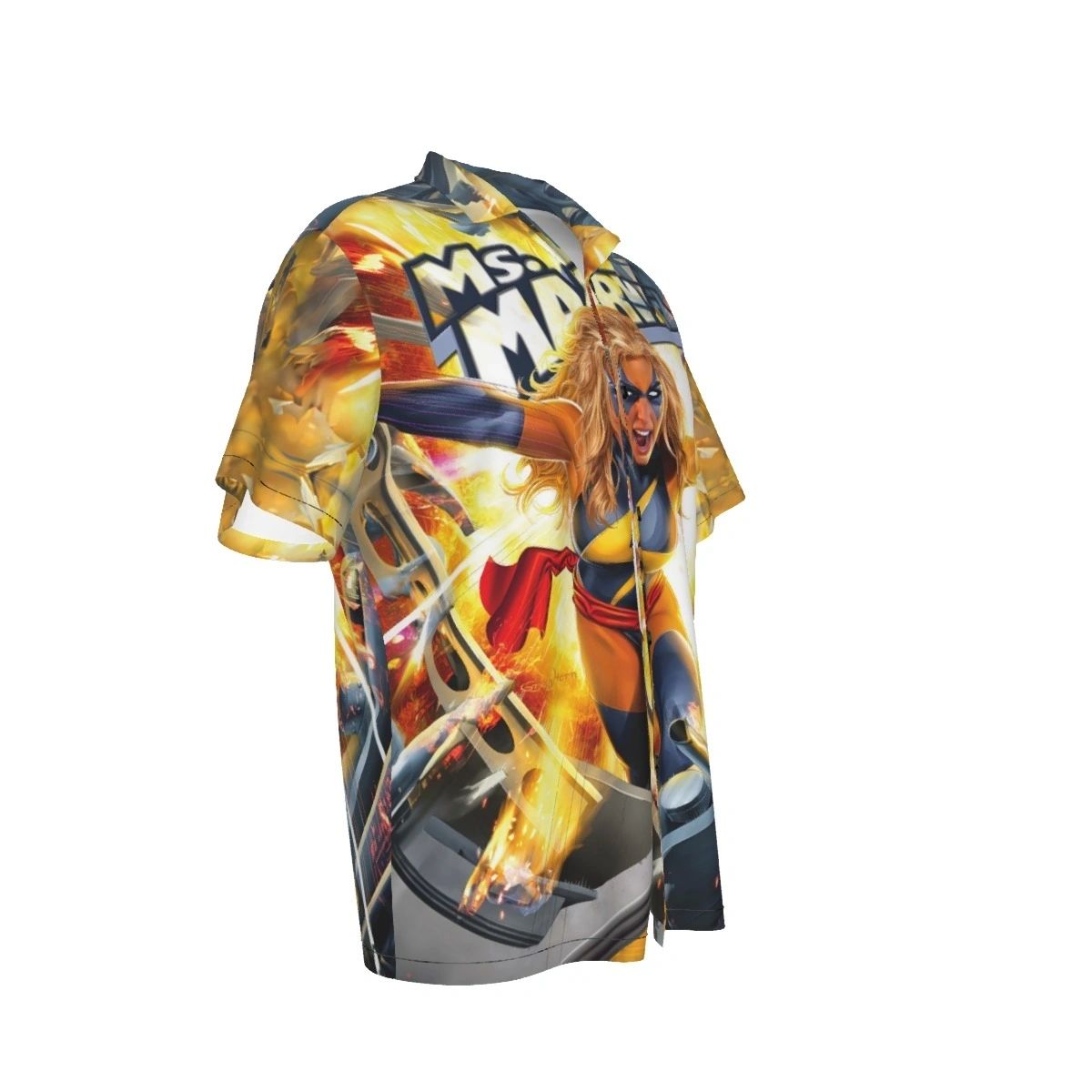 MS MARVEL 17 V3 OVER PRINT SHIRT & TANK