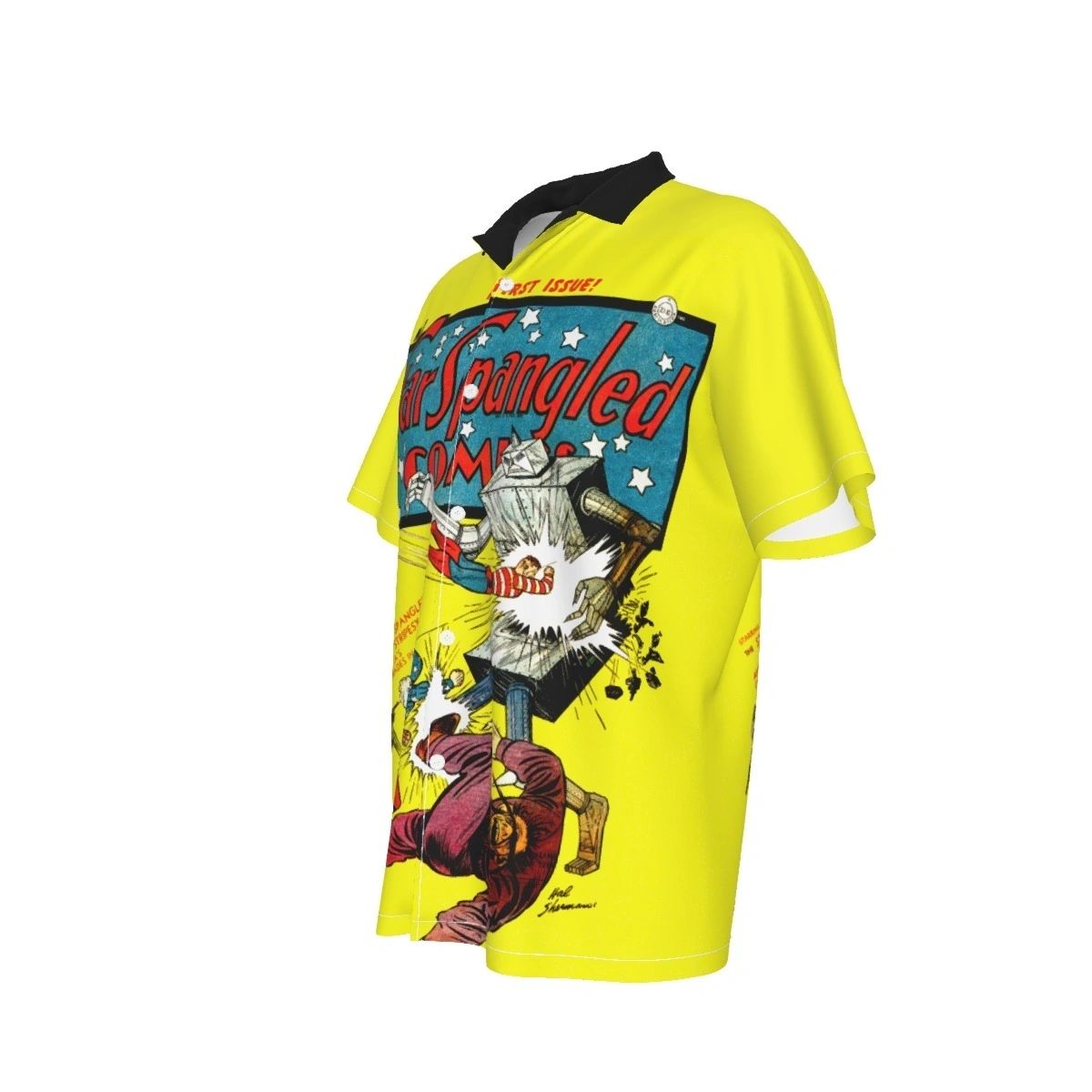 STAR SPANGLED COMICS 1 OVER PRINT SHIRT & TANK