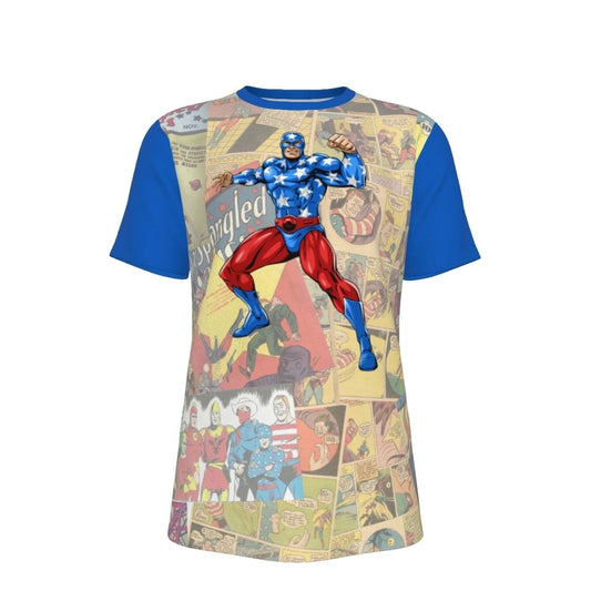 STAR SPANGLED KID READY OVER PRINT SHIRT & TANK