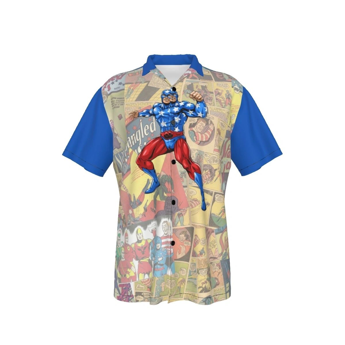 STAR SPANGLED KID READY OVER PRINT SHIRT & TANK