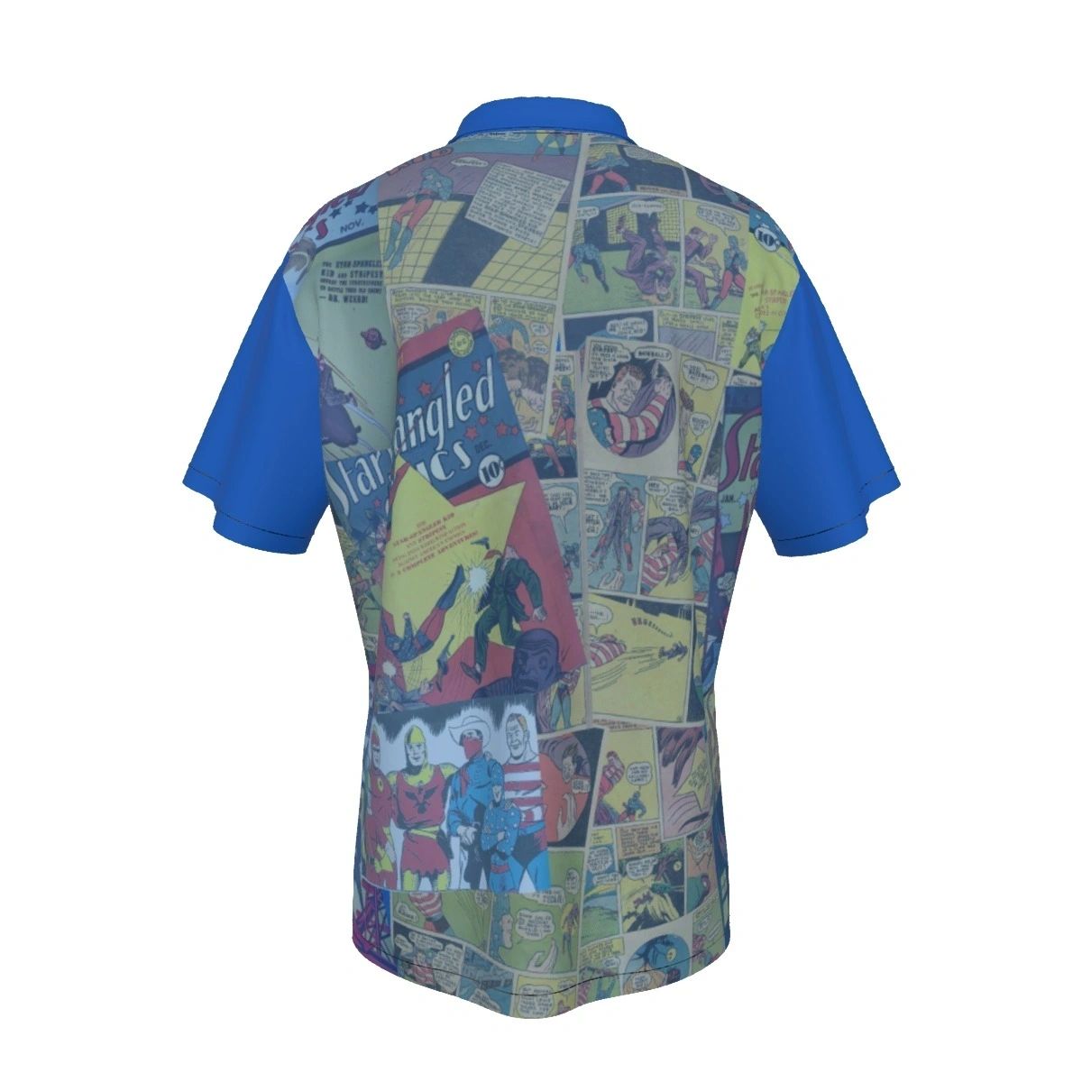 STAR SPANGLED KID READY OVER PRINT SHIRT & TANK