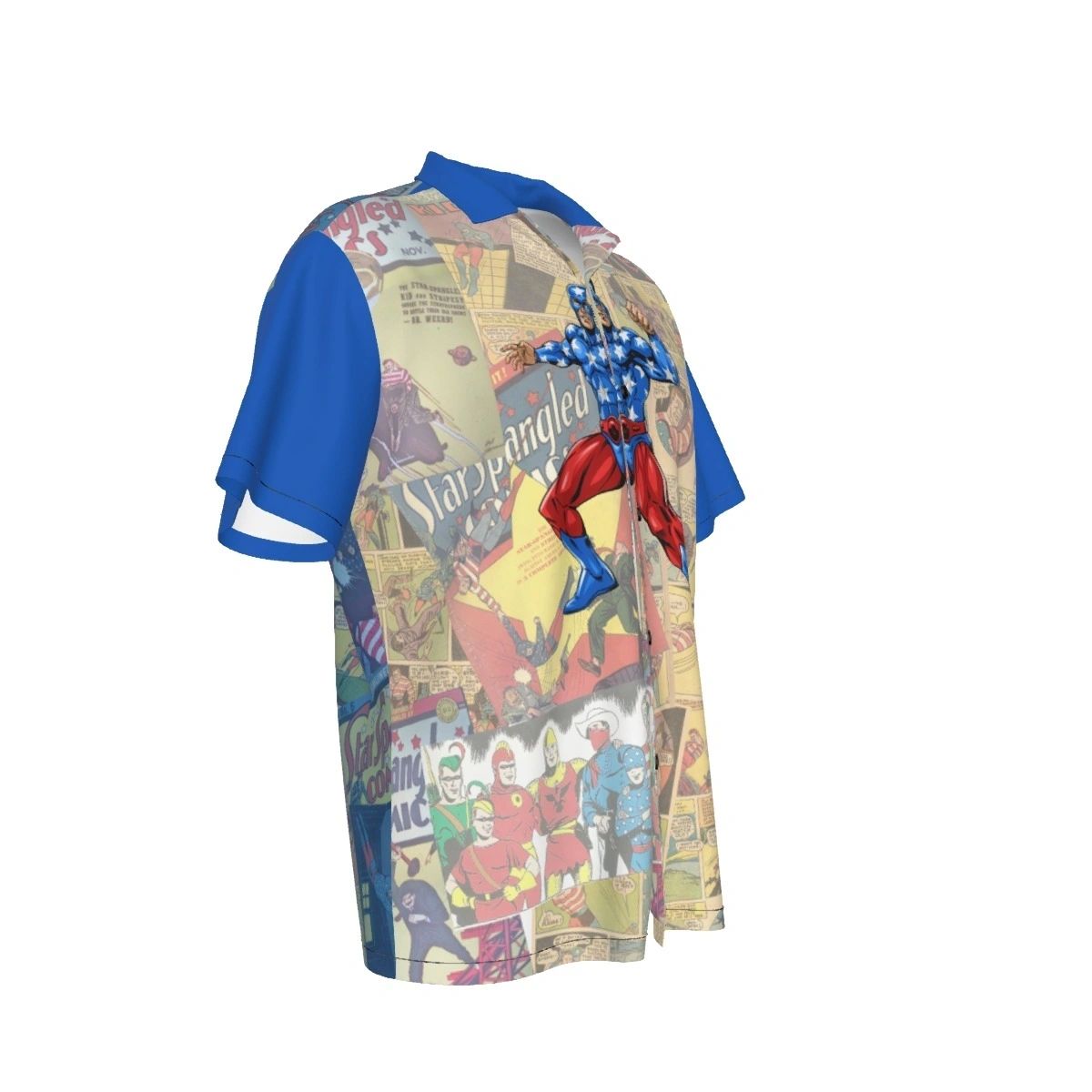 STAR SPANGLED KID READY OVER PRINT SHIRT & TANK