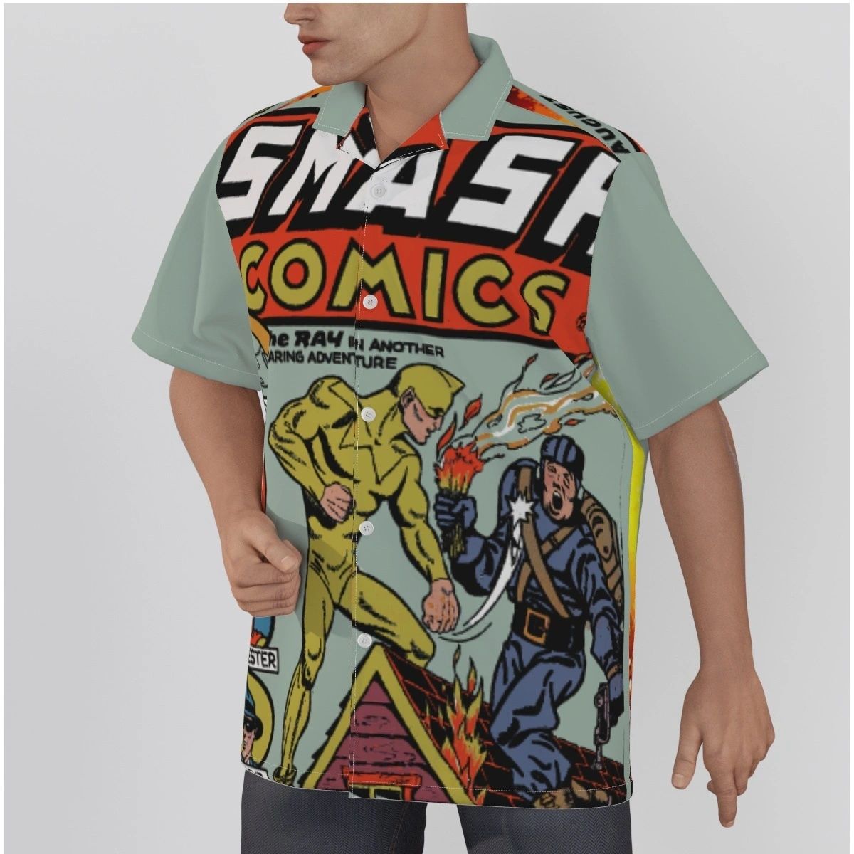 SMASH COMICS 25 OVER PRINT SHIRT & TANK - THE RAY