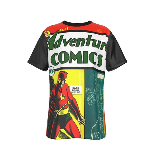 ADVENUTRE COMICS 66 OVER PRINT SHIRT & TANK