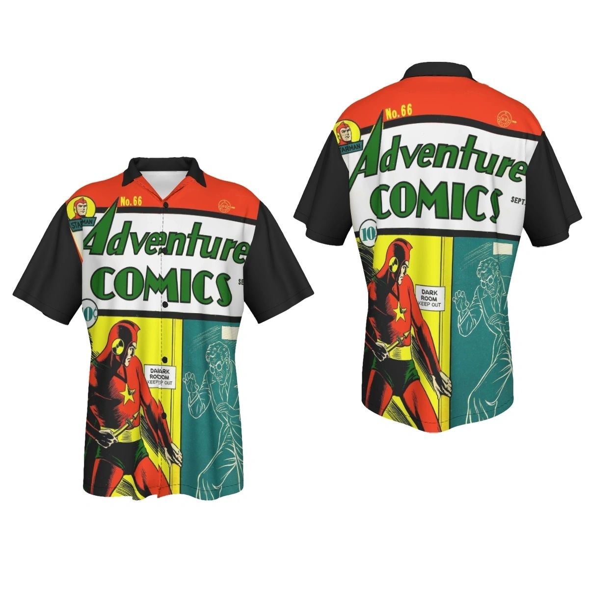 ADVENUTRE COMICS 66 OVER PRINT SHIRT & TANK
